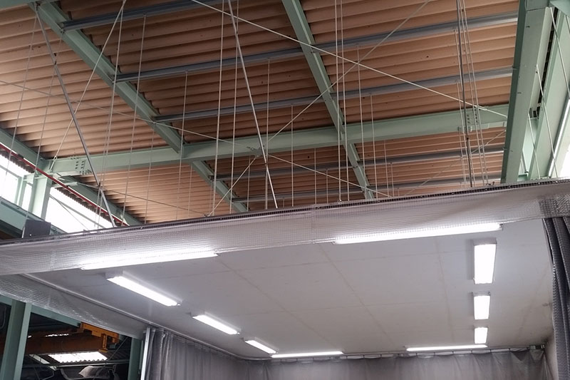 Ceiling LGS天井LGS工事・照明設備工事
LGS天井工事、照明新設しブース製作を行いました。